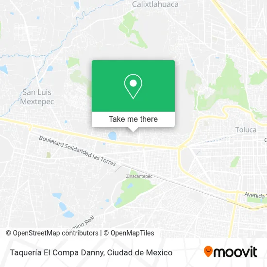 Taquería El Compa Danny map
