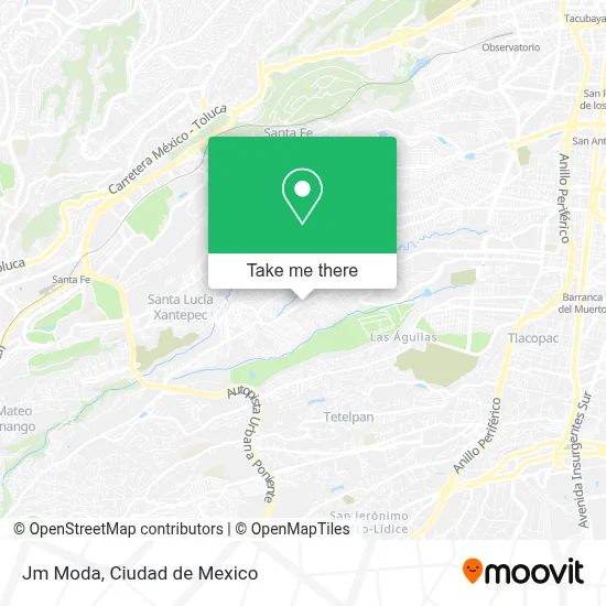 Jm Moda map