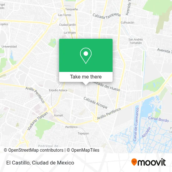 El Castillo map