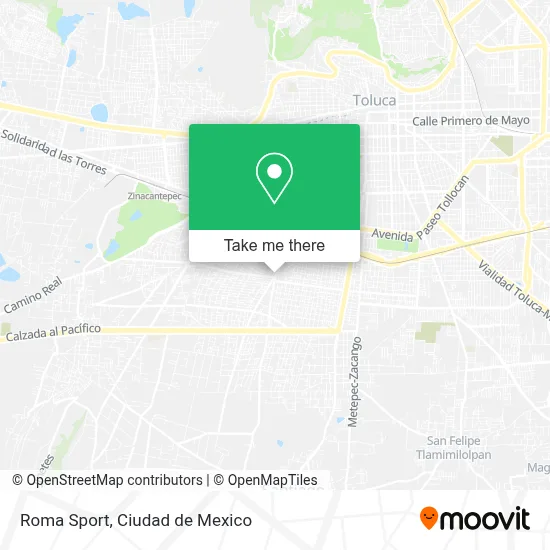 Roma Sport map