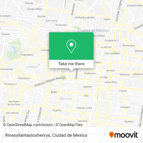 Rinesyllantasloshenrys map
