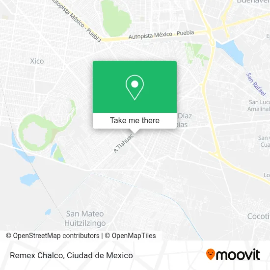 Remex Chalco map
