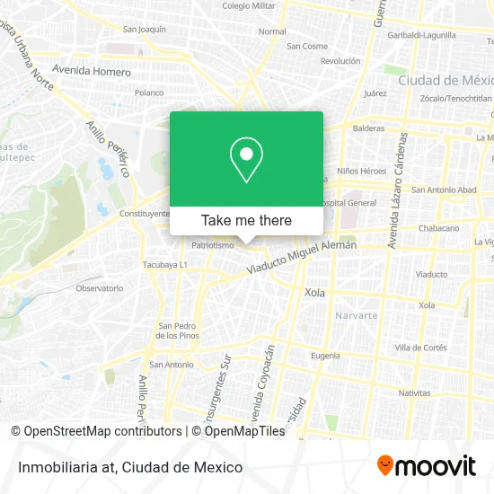 Inmobiliaria at map
