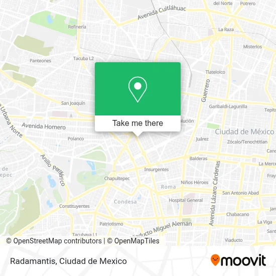 Radamantis map