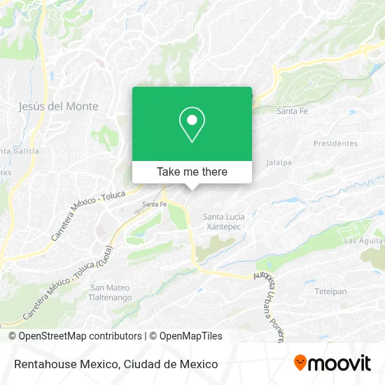 Rentahouse Mexico map