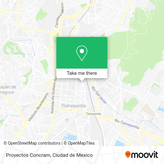 Proyectos Concram map