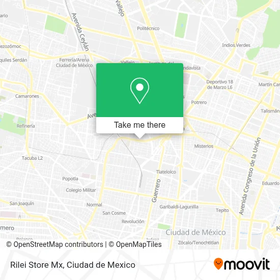 Rilei Store Mx map