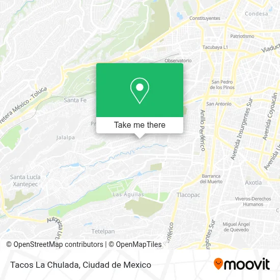 Tacos La Chulada map