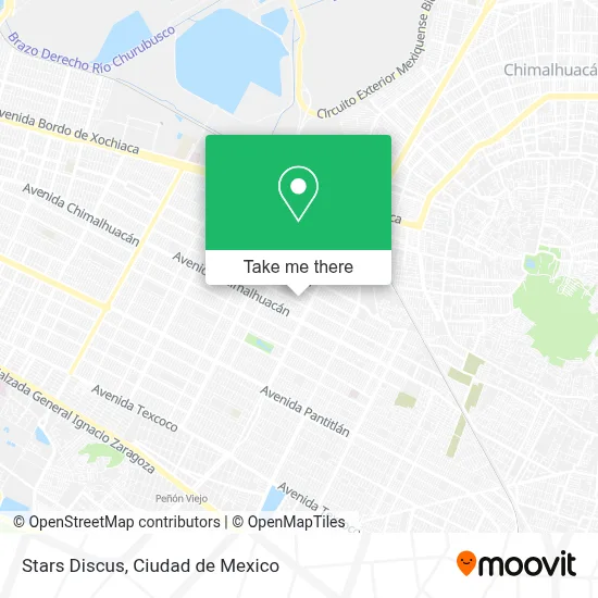 Stars Discus map