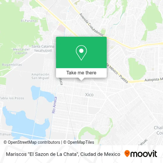 Mariscos "El Sazon de La Chata" map