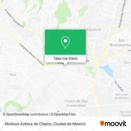 Molinos Azteca de Chalco map
