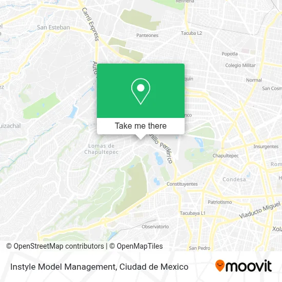 Instyle Model Management map