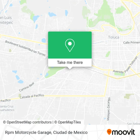 Rpm Motorcycle Garage map