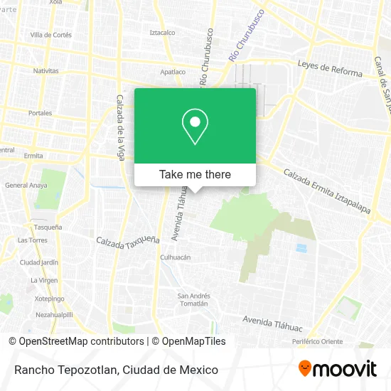 Rancho Tepozotlan map