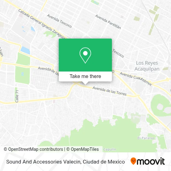 Sound And Accessories Valecin map