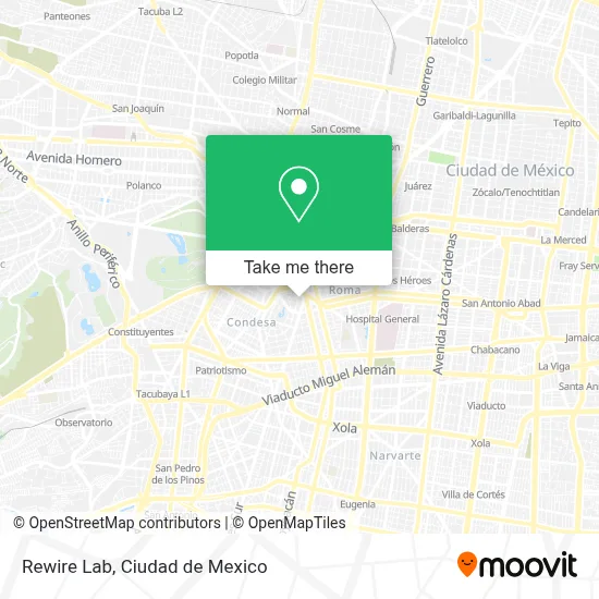 Rewire Lab map