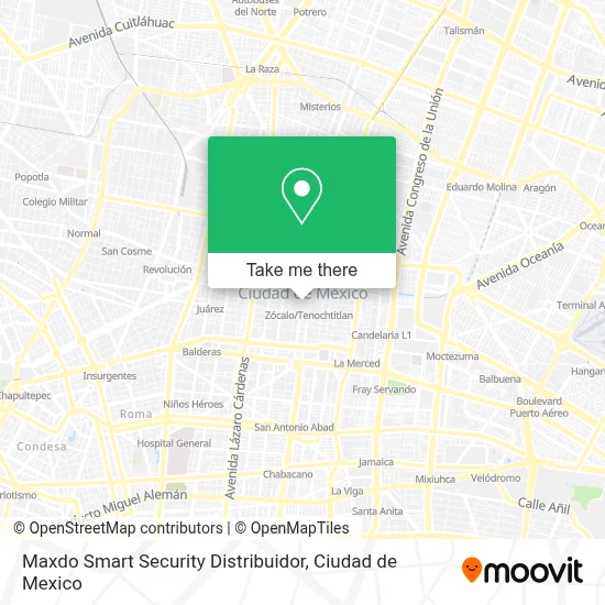 Maxdo Smart Security Distribuidor map