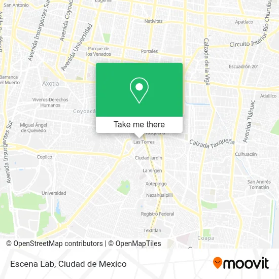 Escena Lab map