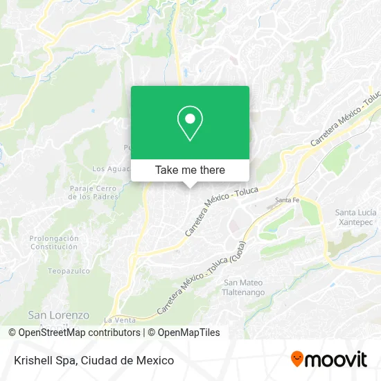 Krishell Spa map