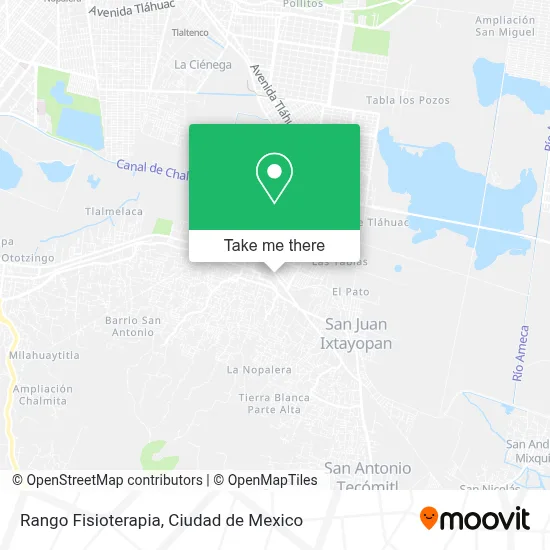 Rango Fisioterapia map
