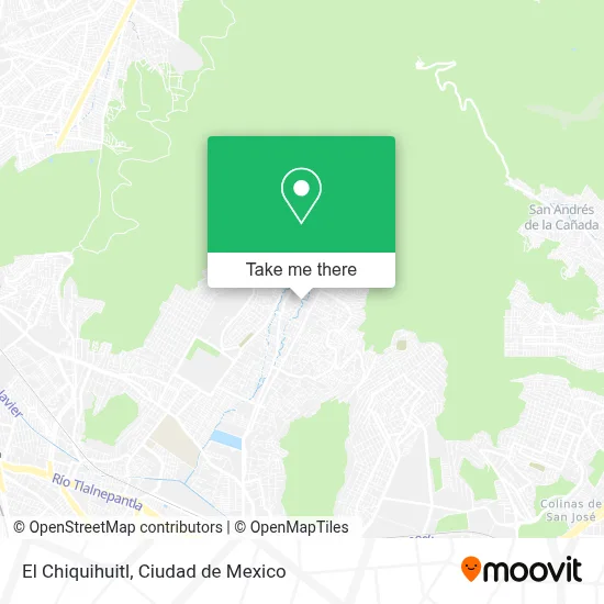 El Chiquihuitl map