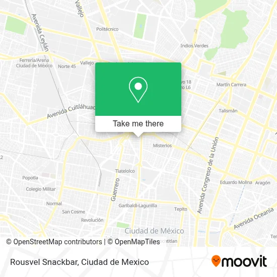 Rousvel Snackbar map
