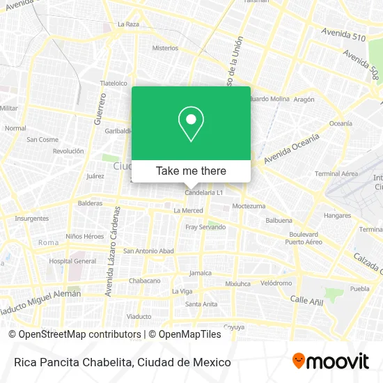 Rica Pancita Chabelita map