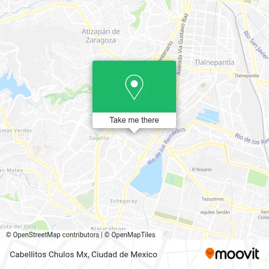 Cabellitos Chulos Mx map