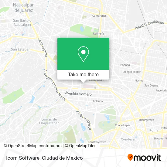 Icom Software map