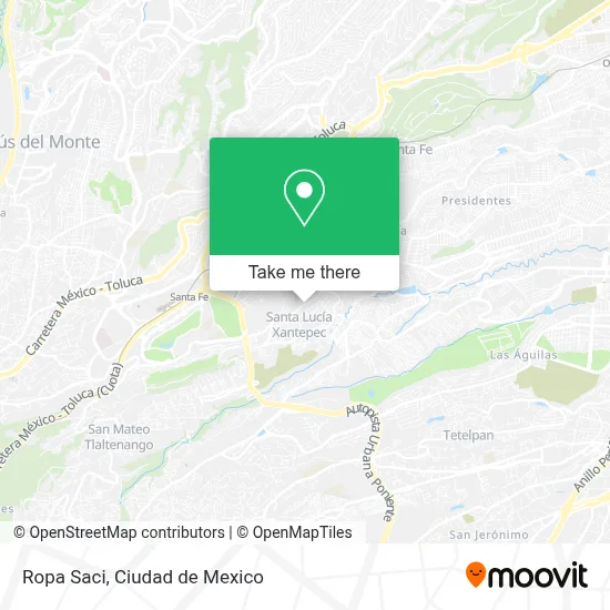 Ropa Saci map