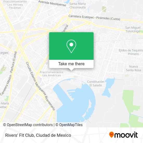 Rivers' Fit Club map