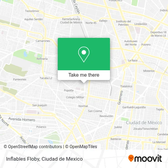 Inflables Floby map