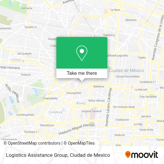 Logistics Assistance Group map