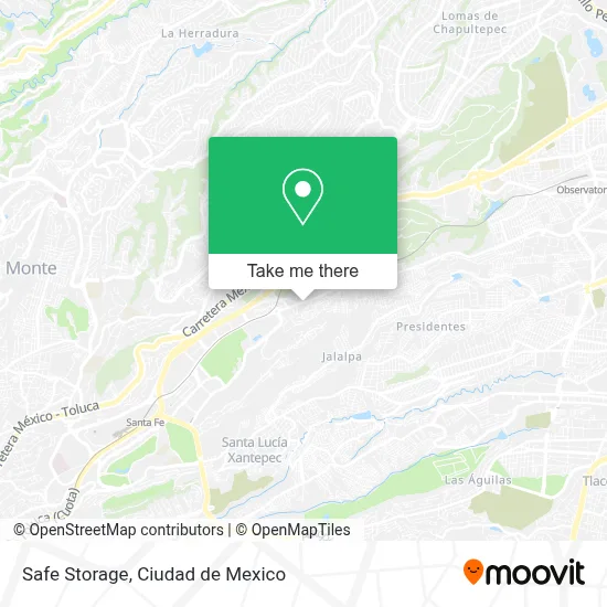 Safe Storage map