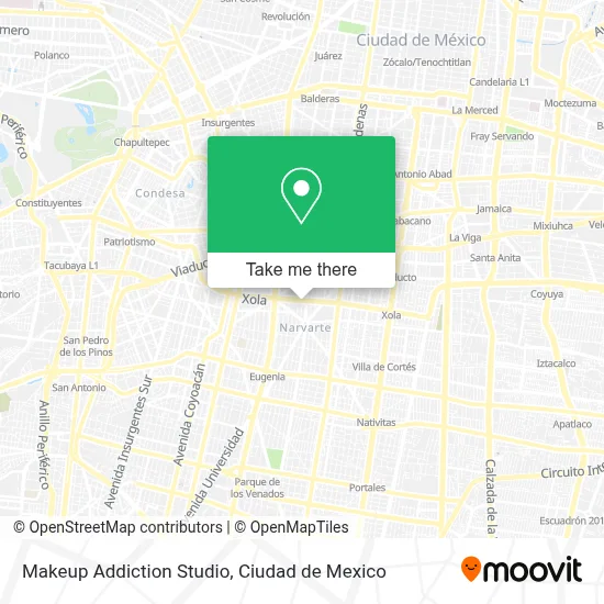 Makeup Addiction Studio map