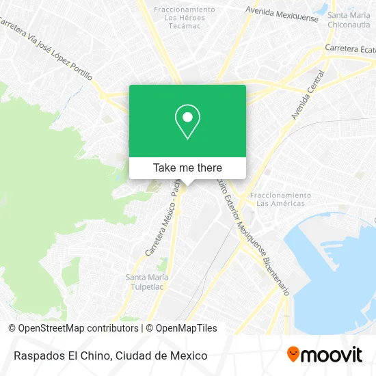 Raspados El Chino map