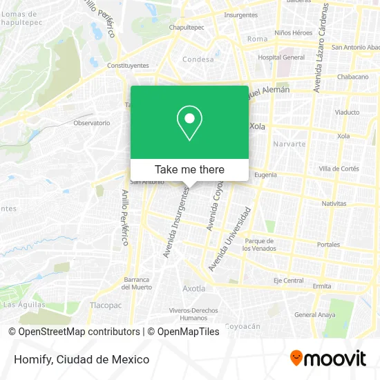 Homify map
