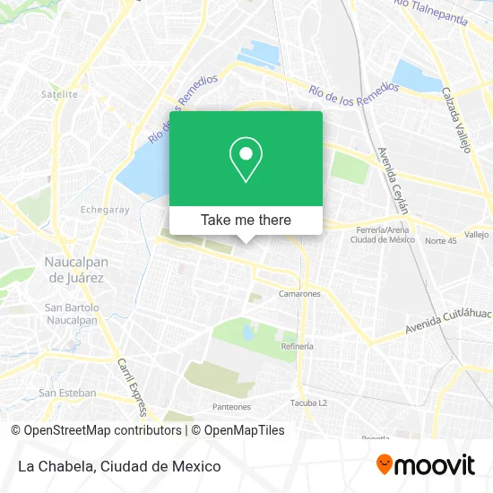 La Chabela map