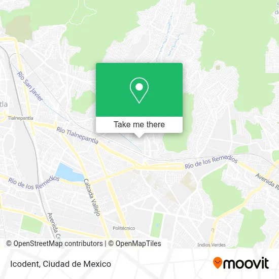 Icodent map
