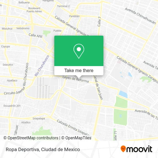 Ropa Deportiva map