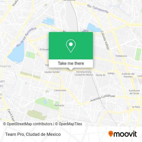 Team Pro map
