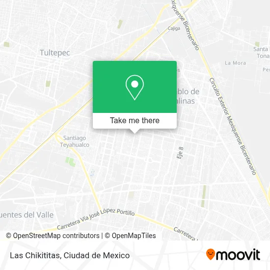 Las Chikititas map