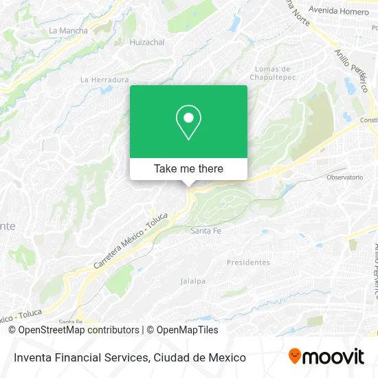 Inventa Financial Services map