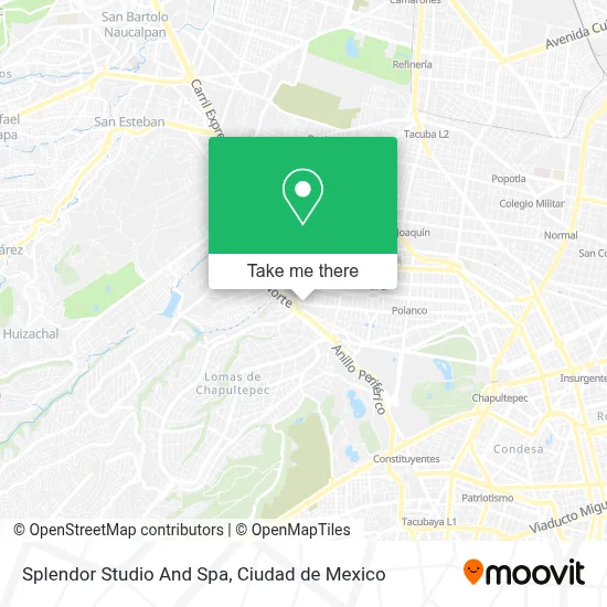 Splendor Studio And Spa map