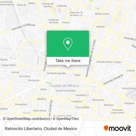 Ratoncito Libertario map