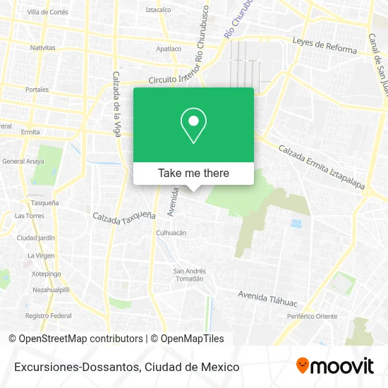 Excursiones-Dossantos map