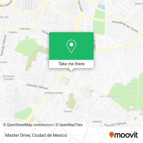 Master Drive map