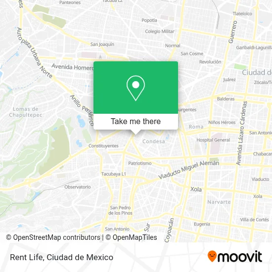 Rent Life map