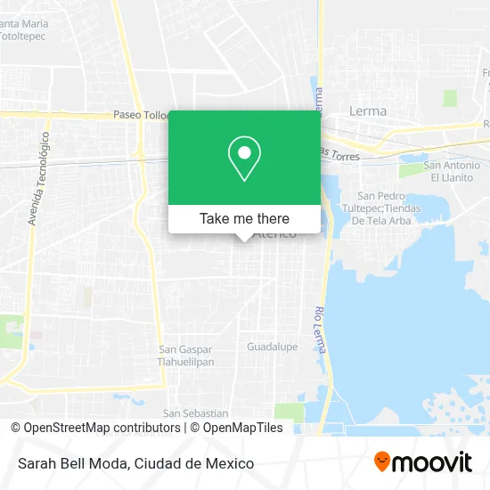 Sarah Bell Moda map