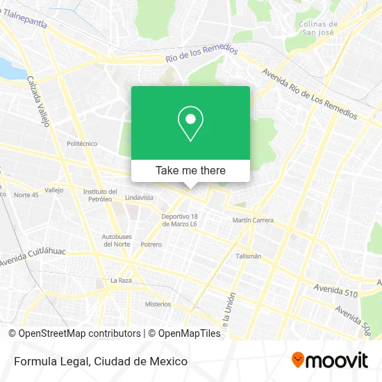 Formula Legal map